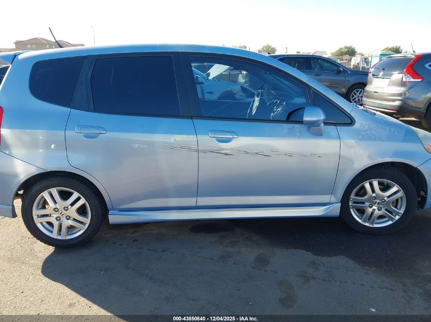 2008 Honda Fit Sport VIN: JHMGD38678S025439 Lot: 43850840