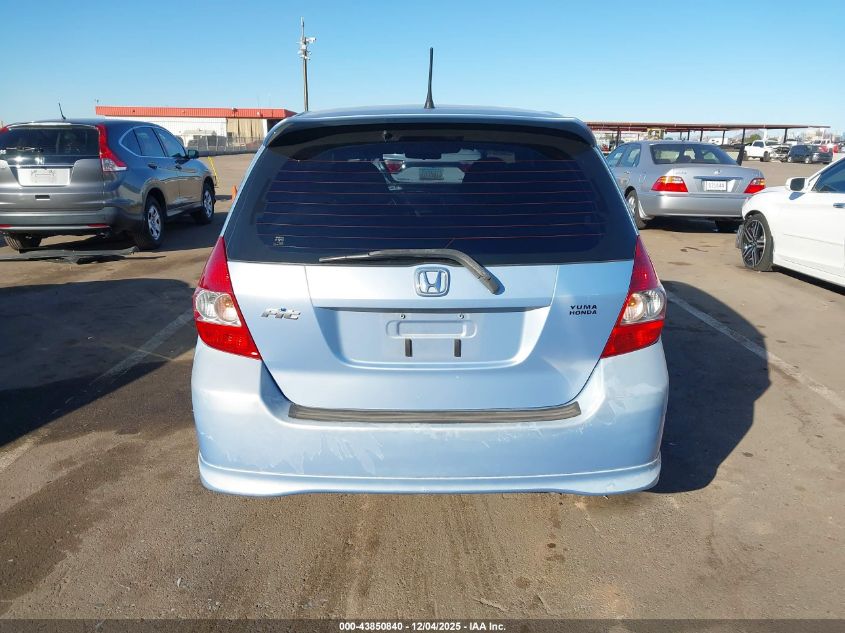 2008 Honda Fit Sport VIN: JHMGD38678S025439 Lot: 43850840