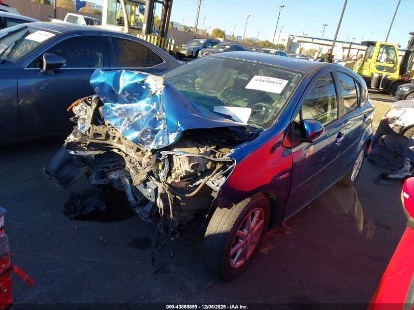 2014 Toyota Prius C Four VIN: JTDKDTB37E1559410 Lot: 43850859