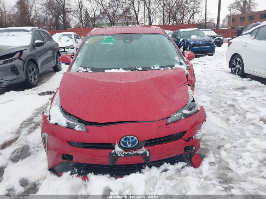 2022 Toyota Prius Le Awd-E VIN: JTDL9MFU7N3033250 Lot: 43850878