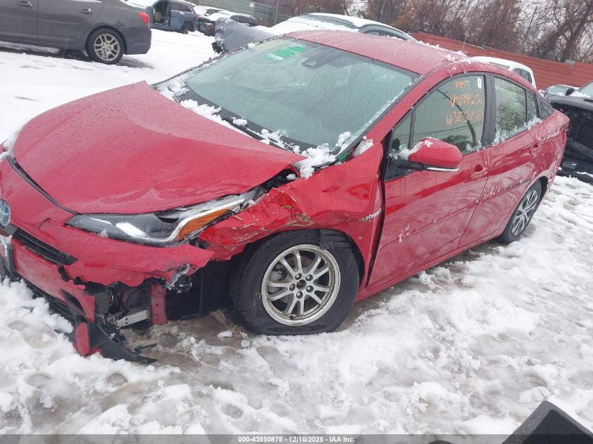 2022 Toyota Prius Le Awd-E VIN: JTDL9MFU7N3033250 Lot: 43850878