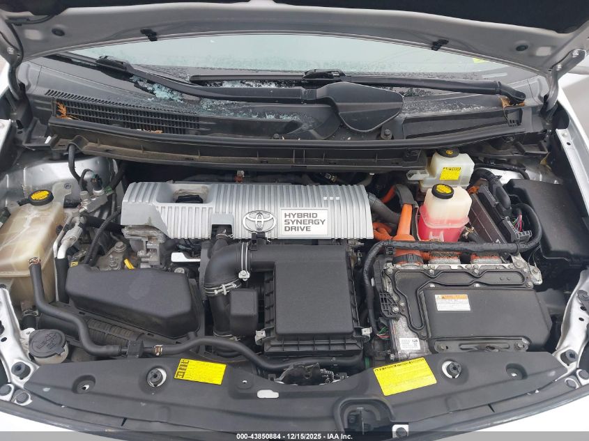 2013 Toyota Prius Two VIN: JTDKN3DU1D1628187 Lot: 43850884