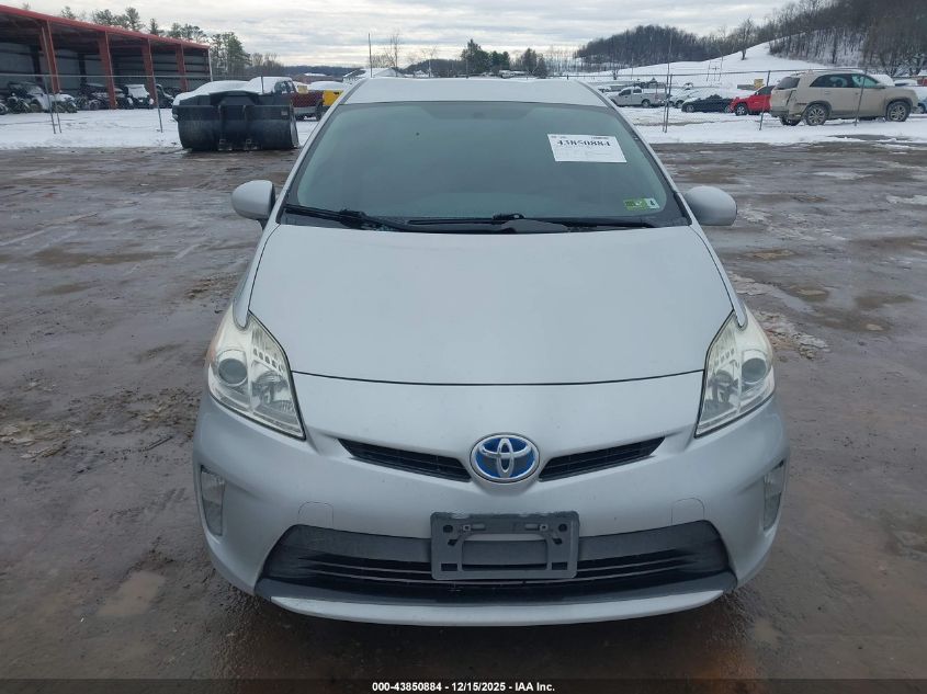 2013 Toyota Prius Two VIN: JTDKN3DU1D1628187 Lot: 43850884