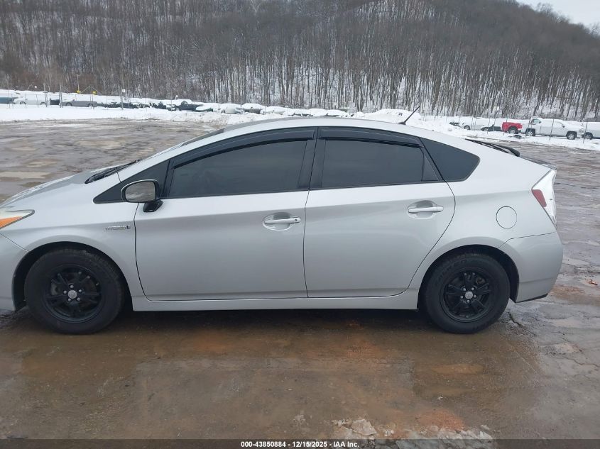 2013 Toyota Prius Two VIN: JTDKN3DU1D1628187 Lot: 43850884