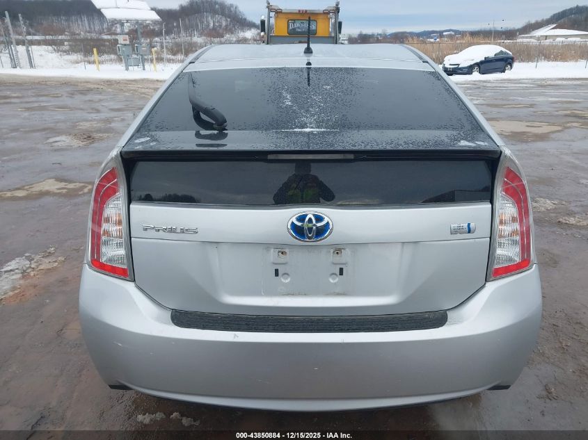 2013 Toyota Prius Two VIN: JTDKN3DU1D1628187 Lot: 43850884