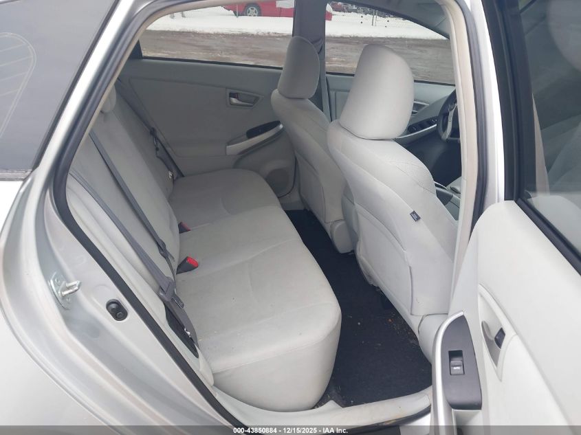 2013 Toyota Prius Two VIN: JTDKN3DU1D1628187 Lot: 43850884