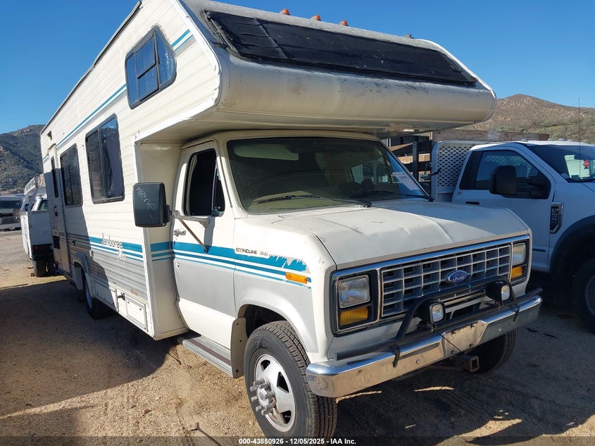FORD ECONOLINE 1989. Lot# 43850926. VIN 1FDKE30G4KHC40354. Photo 1