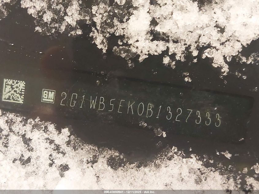 2011 Chevrolet Impala Lt VIN: 2G1WB5EK0B1327333 Lot: 43850941