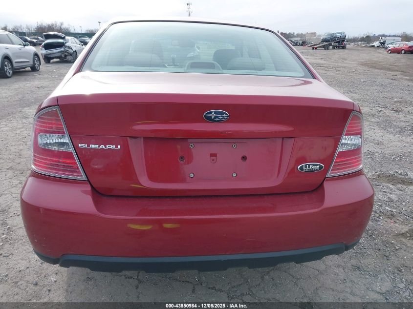 2006 Subaru Outback 3.0R L.l. Bean Edition VIN: 4S4BL86C964220122 Lot: 43850984