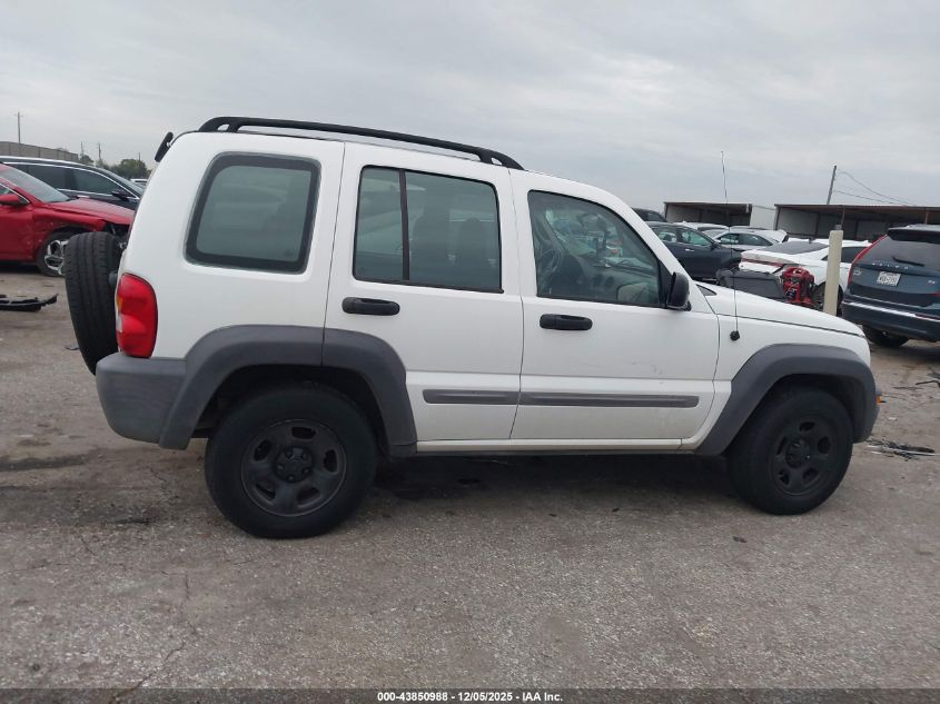 2003 Jeep Liberty Sport VIN: 1J4GK48K23W553962 Lot: 43850988