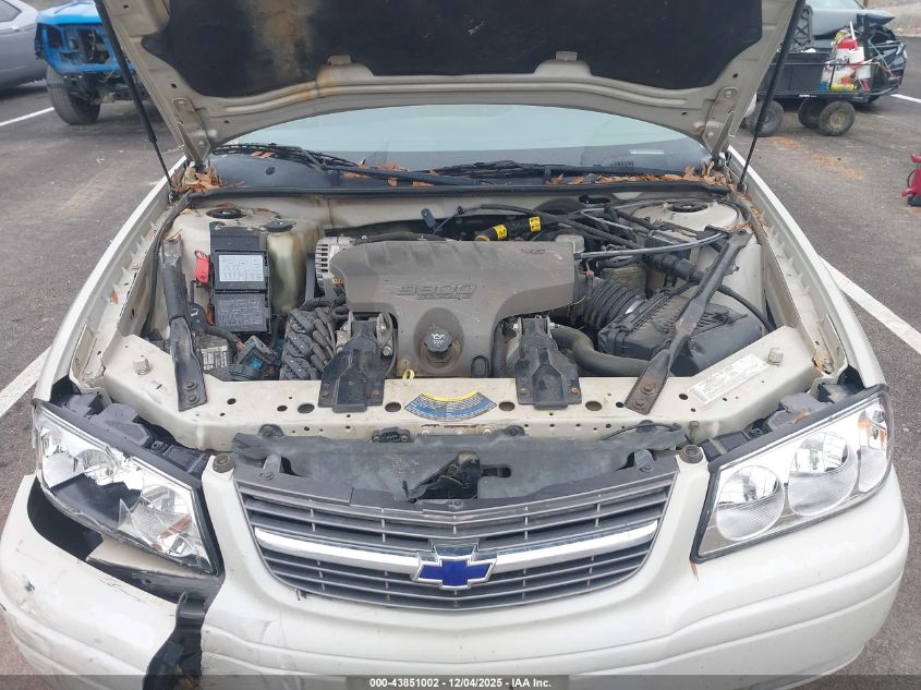 2004 Chevrolet Impala Ls VIN: 2G1WH55K049287614 Lot: 43851002