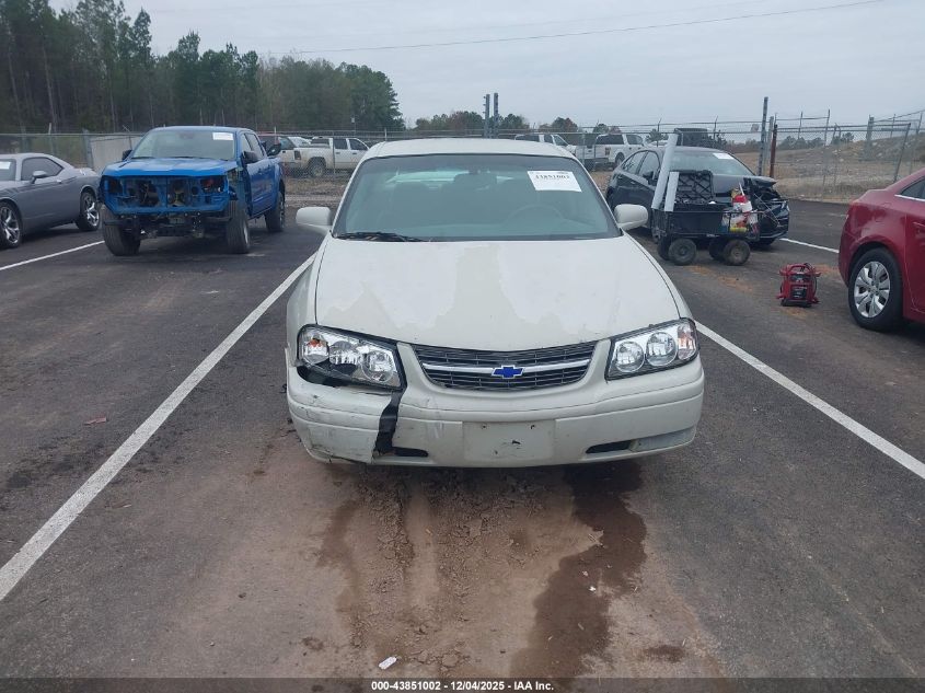2004 Chevrolet Impala Ls VIN: 2G1WH55K049287614 Lot: 43851002