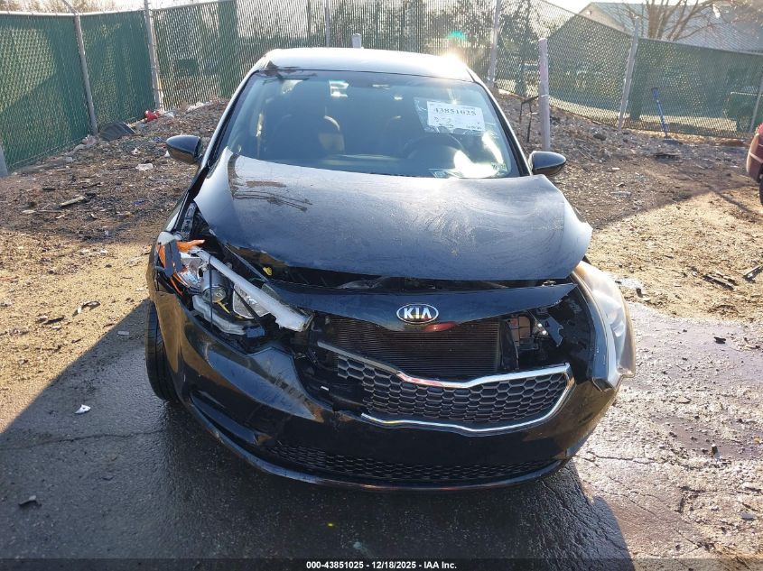 2016 Kia Forte Lx VIN: KNAFK4A67G5496777 Lot: 43851025