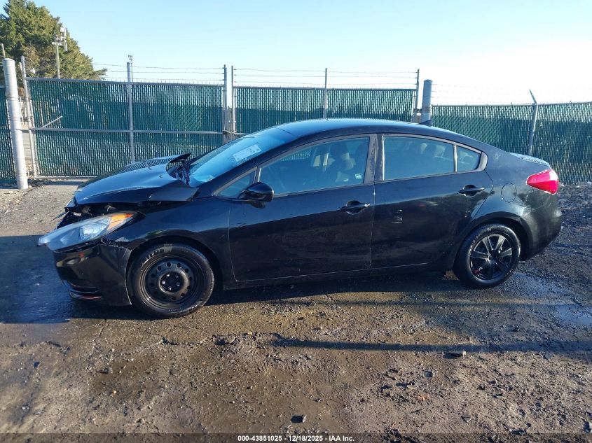 2016 Kia Forte Lx VIN: KNAFK4A67G5496777 Lot: 43851025