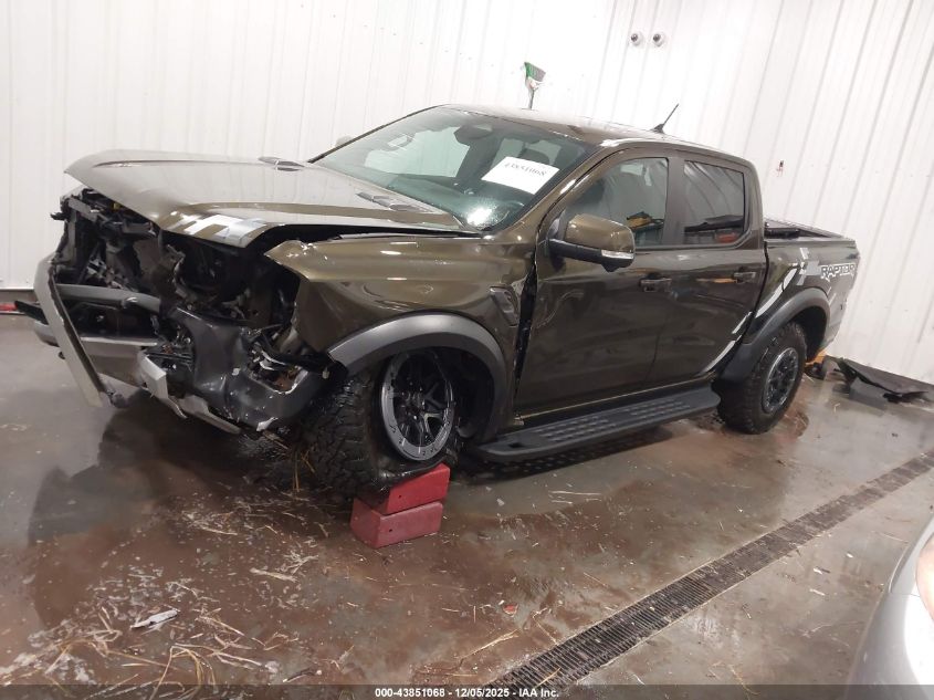 2024 Ford Ranger Raptor VIN: 1FTER4LR6RLE04445 Lot: 43851068