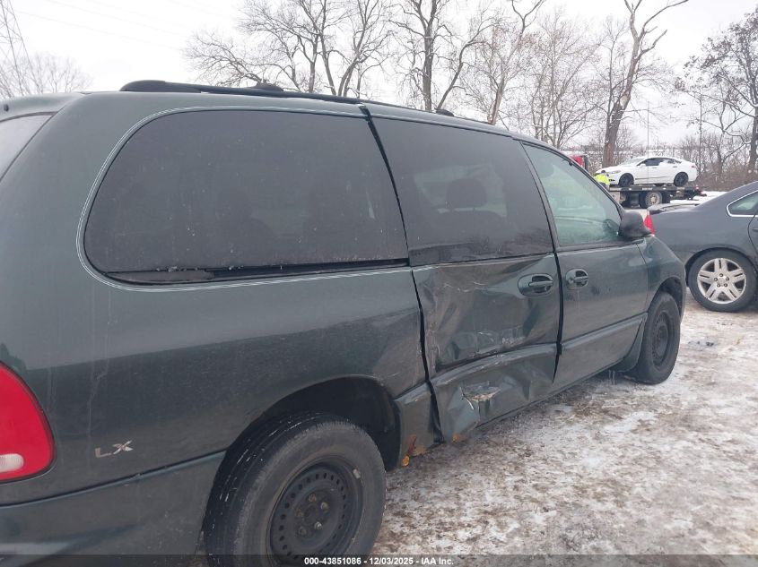 2000 Chrysler Town & Country Lx VIN: 1C4GP44G4YB717252 Lot: 43851086