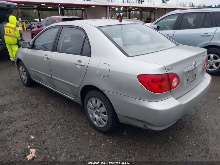 2003 Toyota Corolla Le VIN: JTDBR32E530034948 Lot: 43851150