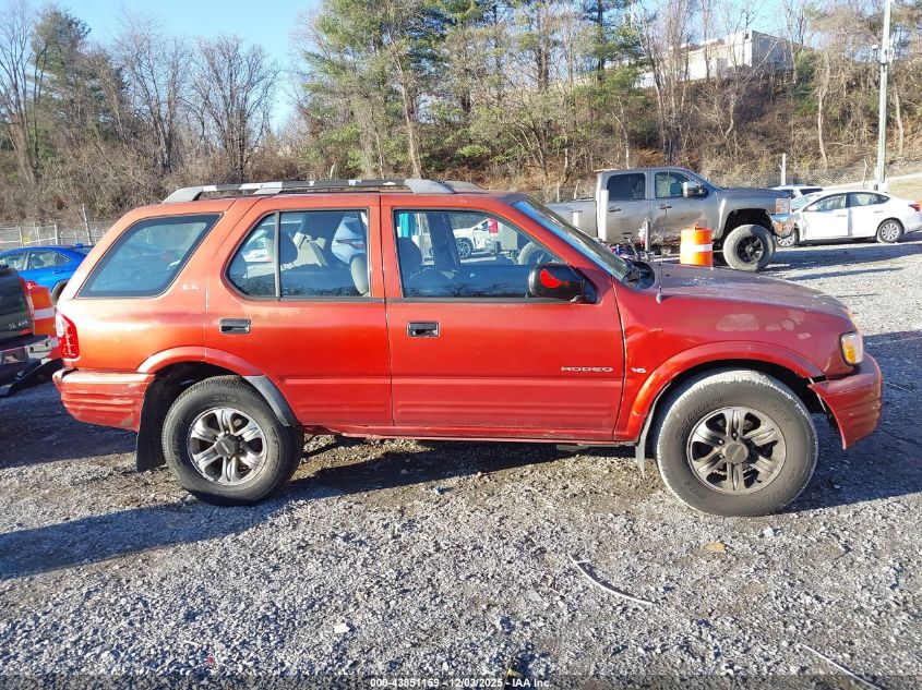 2000 Isuzu Rodeo Ls/Lse/S 3.2L VIN: 4S2CK58W3Y4338515 Lot: 43851159