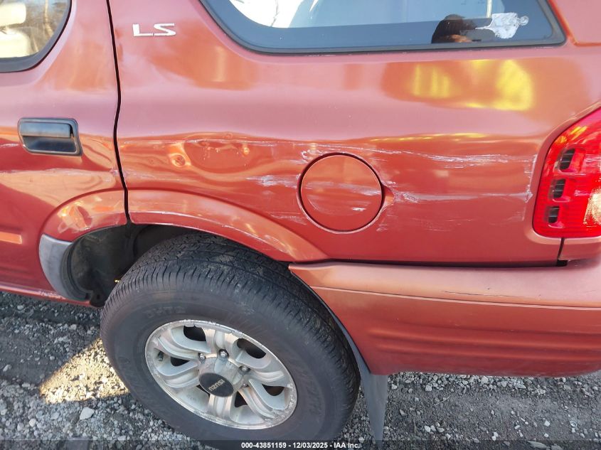 2000 Isuzu Rodeo Ls/Lse/S 3.2L VIN: 4S2CK58W3Y4338515 Lot: 43851159