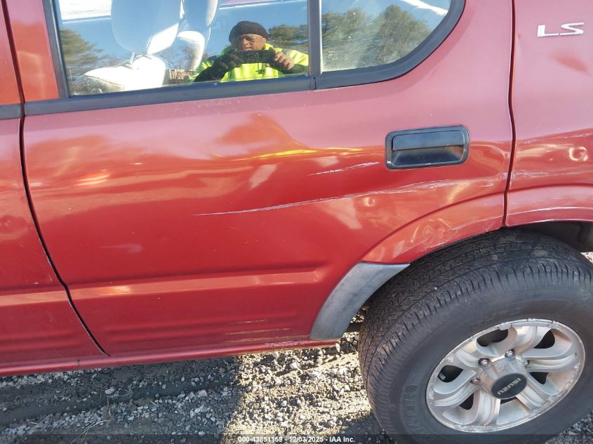 2000 Isuzu Rodeo Ls/Lse/S 3.2L VIN: 4S2CK58W3Y4338515 Lot: 43851159