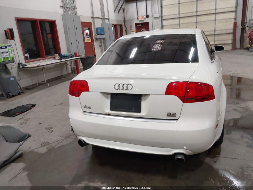 2006 Audi A4 3.2 VIN: WAUEH78E96A195023 Lot: 43851160