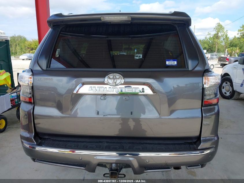 2016 Toyota 4Runner Limited VIN: JTEZU5JR9G5111600 Lot: 43851161