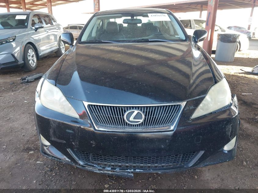 2007 Lexus Is 250 VIN: JTHBK262X72048206 Lot: 43851176