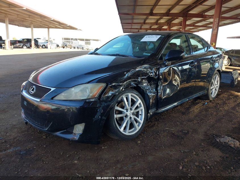 2007 Lexus Is 250 VIN: JTHBK262X72048206 Lot: 43851176