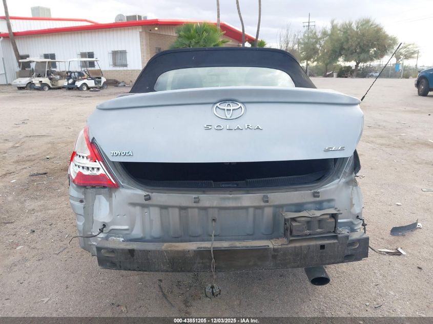 2007 Toyota Camry Solara Sle VIN: 4T1FA38P67U110107 Lot: 43851205