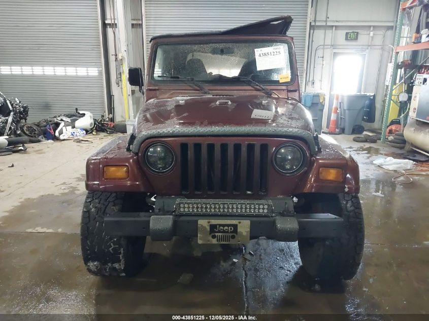 2002 Jeep Wrangler Sahara VIN: 1J4FA59S02P758093 Lot: 43851225