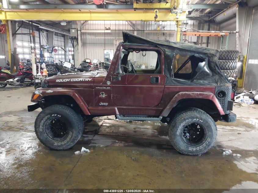 2002 Jeep Wrangler Sahara VIN: 1J4FA59S02P758093 Lot: 43851225