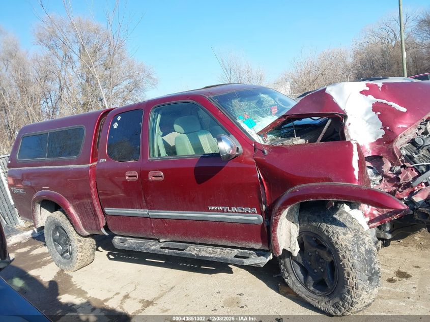 2003 Toyota Tundra Sr5 V8 VIN: 5TBBT44183S437555 Lot: 43851302