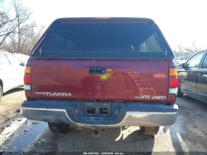2003 Toyota Tundra Sr5 V8 VIN: 5TBBT44183S437555 Lot: 43851302