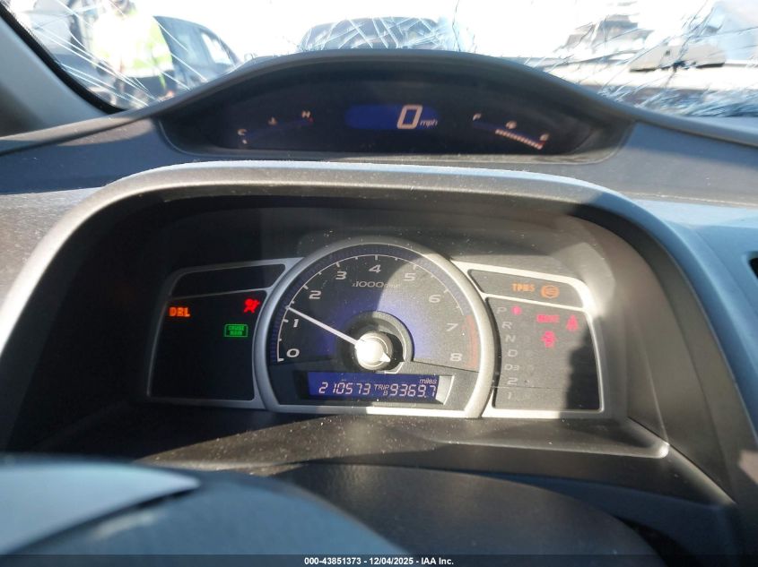 2009 Honda Civic Lx-S VIN: 2HGFA16639H354470 Lot: 43851373