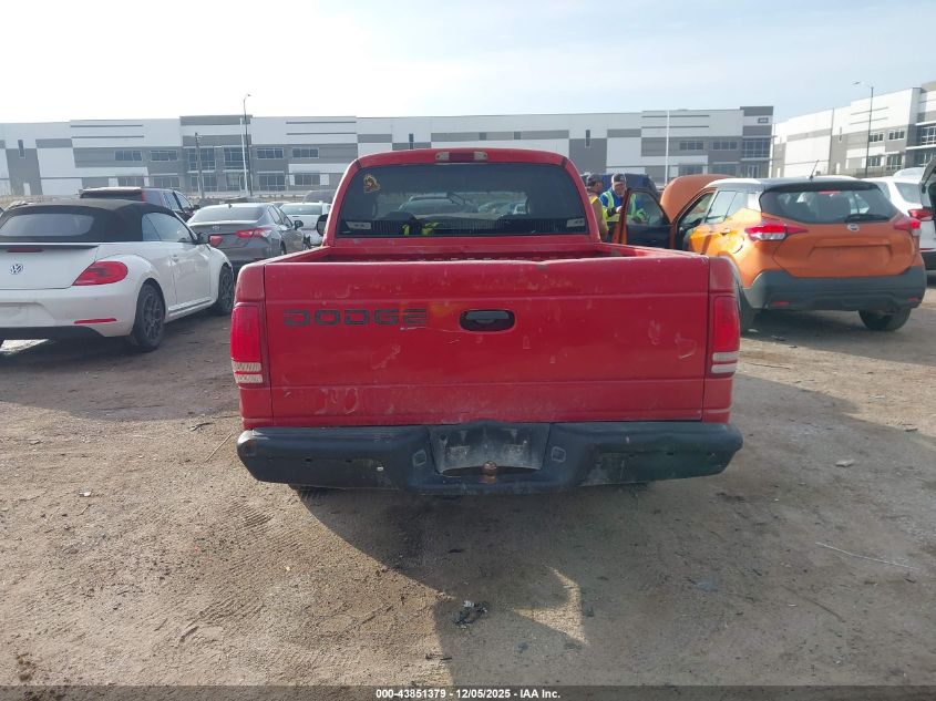 2000 Dodge Dakota Slt/Sport VIN: 1B7GL2AX1YS603679 Lot: 43851379