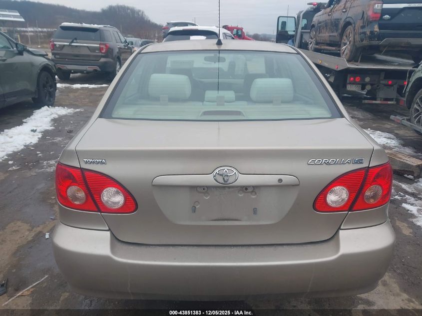 2007 Toyota Corolla Le VIN: 2T1BR32E87C832047 Lot: 43851383