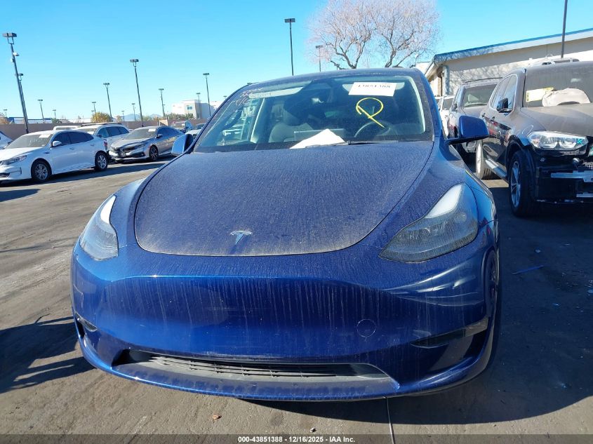 2023 Tesla Model Y Performance Dual Motor All-Wheel Drive VIN: 7SAYGDEF2PF791603 Lot: 43851388