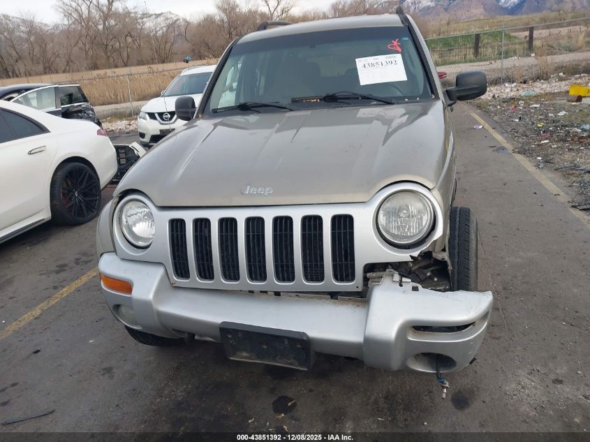 2004 Jeep Liberty Sport VIN: 1J4GL48K44W314816 Lot: 43851392
