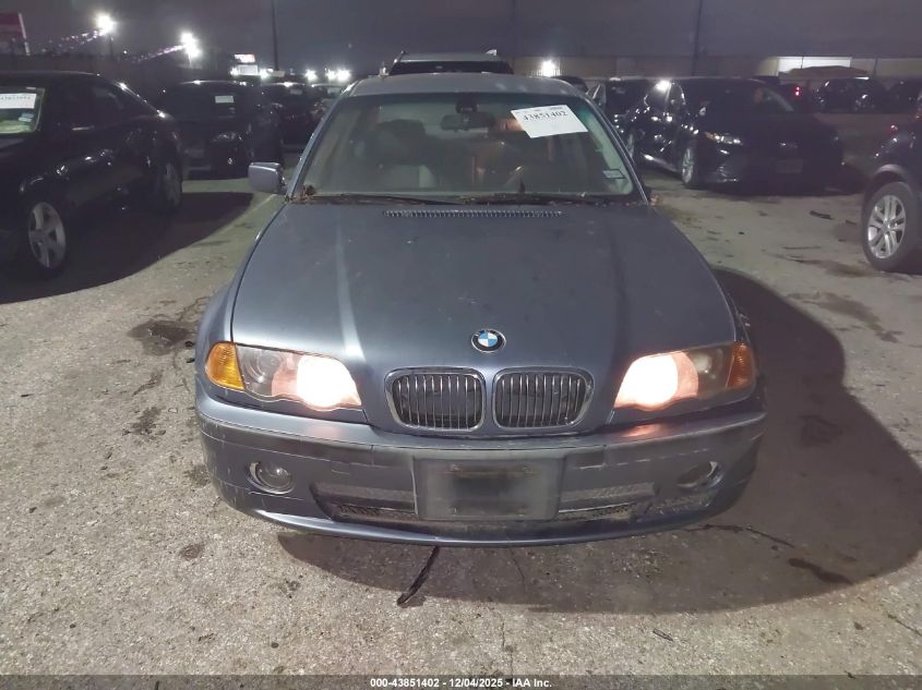2001 BMW 330I VIN: WBAAV53471FJ72331 Lot: 43851402
