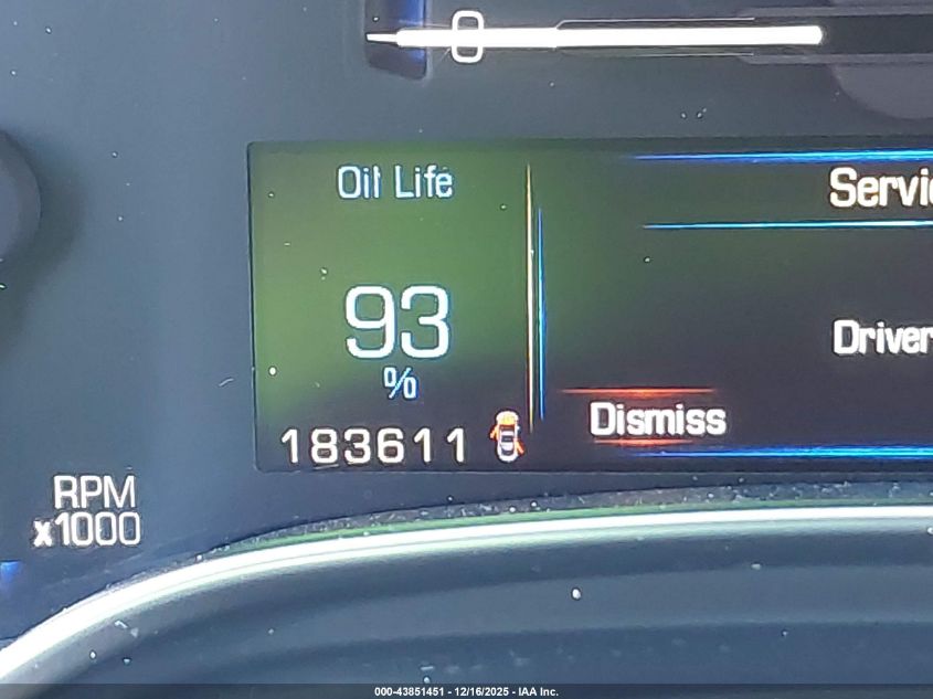 2015 Cadillac Srx Premium Collection VIN: 3GYFNDE31FS538904 Lot: 43851451