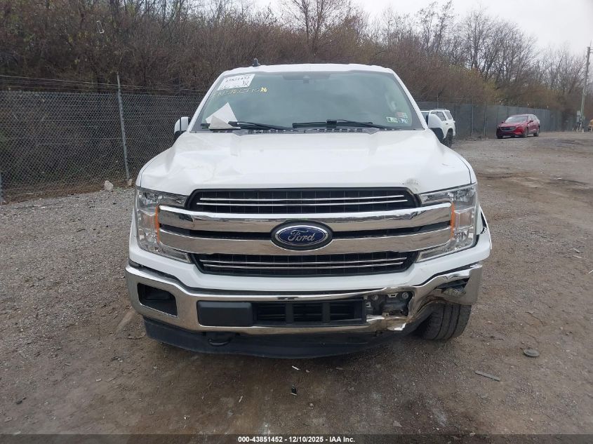 2019 Ford F-150 Lariat VIN: 1FTEW1EP6KFA91193 Lot: 43851452