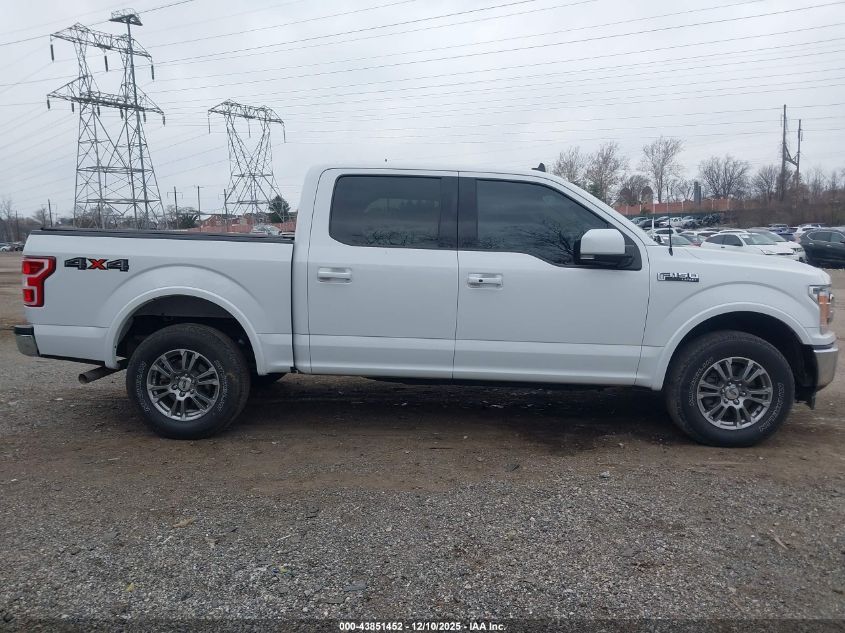 2019 Ford F-150 Lariat VIN: 1FTEW1EP6KFA91193 Lot: 43851452