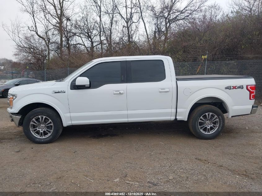 2019 Ford F-150 Lariat VIN: 1FTEW1EP6KFA91193 Lot: 43851452