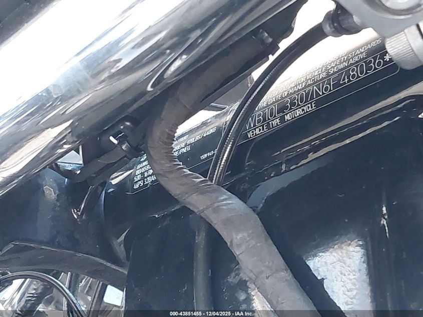 2022 BMW R18 B VIN: WB10L3307N6F48036 Lot: 43851455