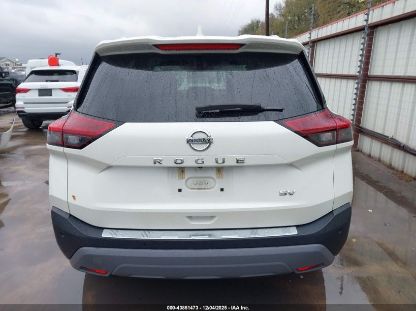 2021 Nissan Rogue Sv Fwd VIN: 5N1AT3BA4MC800741 Lot: 43851473