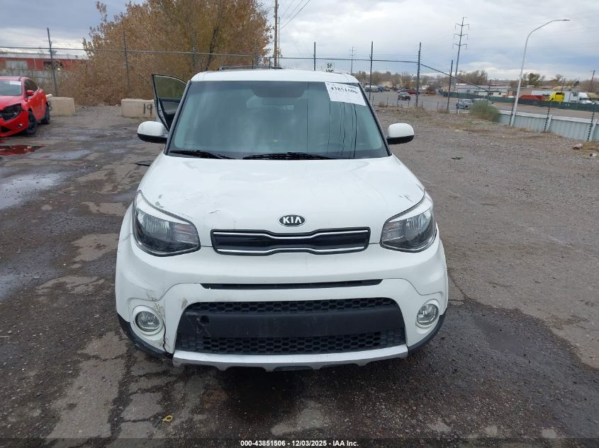 2018 Kia Soul + VIN: KNDJP3A54J7528015 Lot: 43851506