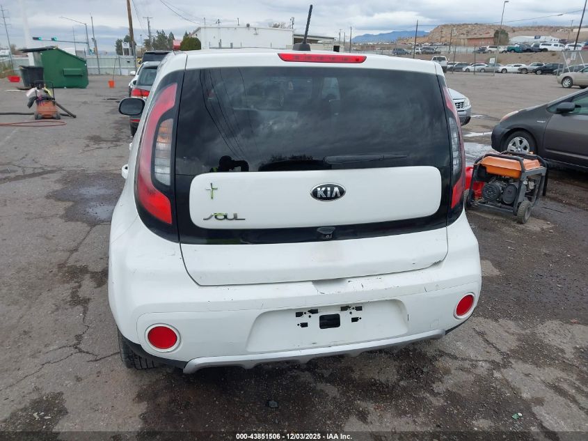 2018 Kia Soul + VIN: KNDJP3A54J7528015 Lot: 43851506
