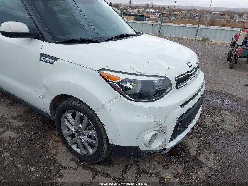 2018 Kia Soul + VIN: KNDJP3A54J7528015 Lot: 43851506