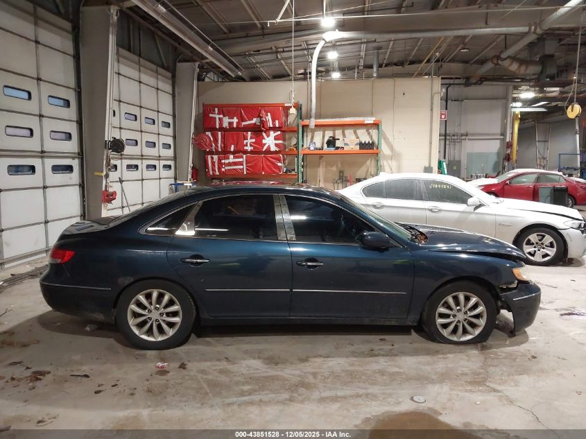 2006 Hyundai Azera Limited/Se VIN: KMHFC46F66A088555 Lot: 43851528