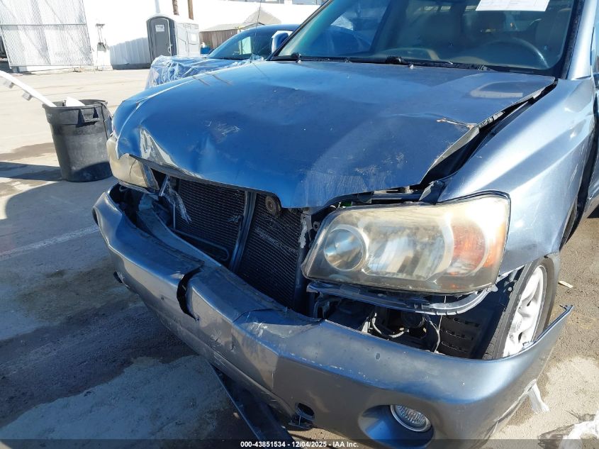 2005 Toyota Highlander VIN: JTEGD21A950107847 Lot: 43851534